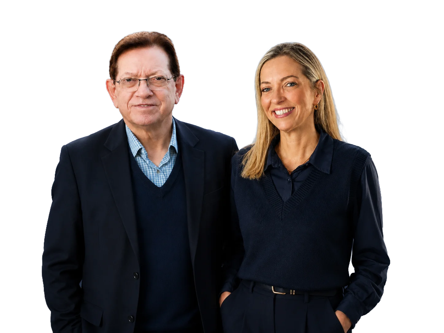 Leatrice Bez ao lado de Edinho Bez